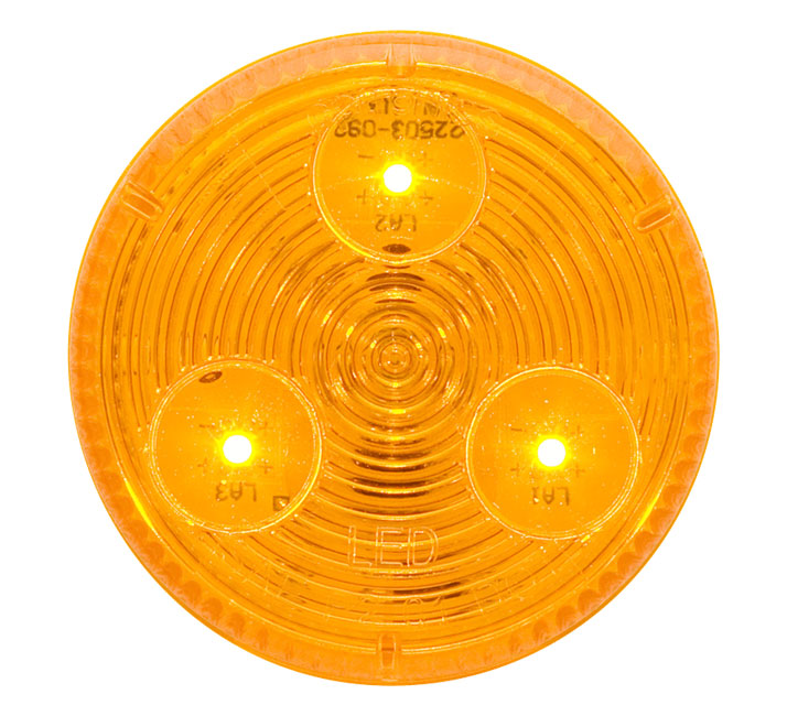OPTRONICS 2" ROUND AMBER
