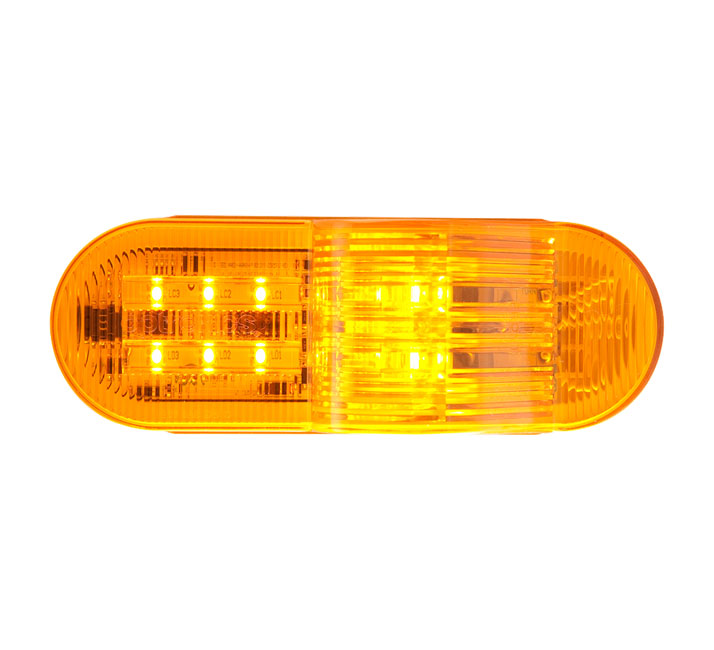 OPTRONICS 6" OVAL AMBER TURN SIGNAL