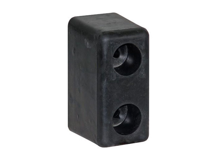 2 HOLE RUBBER BUMPER